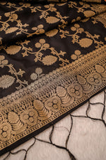 image, DEVANGI Fashion Women&#39;s Floral Silk Blend Patola Woven Dupatta
