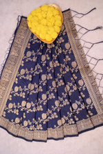 image, DEVANGI Fashion Women&#39;s Floral Silk Blend Patola Woven Dupatta
