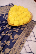 image, DEVANGI Fashion Women&#39;s Floral Silk Blend Patola Woven Dupatta
