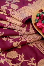 image, DEVANGI Fashion Women&#39;s Floral Silk Blend Patola Woven Dupatta
