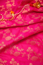 image, DEVANGI Fashion Women&#39;s Floral Silk Blend Patola Woven Dupatta
