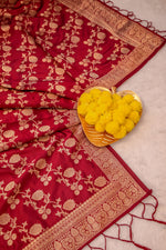 image, DEVANGI Fashion Women&#39;s Floral Silk Blend Patola Woven Dupatta
