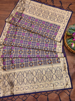image, DEVANGI Fashion Women&#39;s Floral Silk Blend Patola Woven Dupatta
