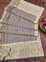 image, DEVANGI Fashion Women&#39;s Floral Silk Blend Patola Woven Dupatta
