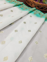 image, DEVANGI Fashion Women&#39;s Floral Silk Blend Patola Woven Dupatta

