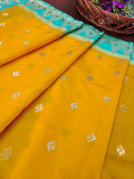 image, DEVANGI Fashion Women&#39;s Floral Silk Blend Patola Woven Dupatta

