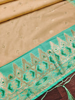 image, DEVANGI Fashion Women&#39;s Floral Silk Blend Patola Woven Dupatta
