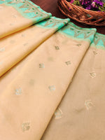 image, DEVANGI Fashion Women&#39;s Floral Silk Blend Patola Woven Dupatta
