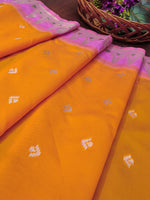 image, DEVANGI Fashion Women&#39;s Floral Silk Blend Patola Woven Dupatta
