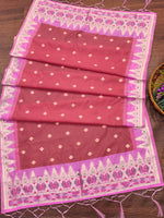 image, DEVANGI Fashion Women&#39;s Floral Silk Blend Patola Woven Dupatta

