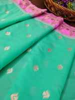 image, DEVANGI Fashion Women&#39;s Floral Silk Blend Patola Woven Dupatta
