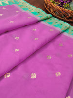 image, DEVANGI Fashion Women&#39;s Floral Silk Blend Patola Woven Dupatta
