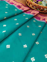 image, DEVANGI Fashion Women&#39;s Floral Silk Blend Patola Woven Dupatta
