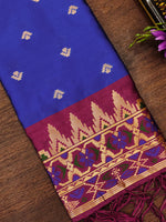 image, DEVANGI Fashion Women&#39;s Floral Silk Blend Patola Woven Dupatta
