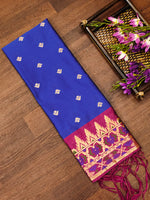image, DEVANGI Fashion Women&#39;s Floral Silk Blend Patola Woven Dupatta
