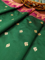 image, DEVANGI Fashion Women&#39;s Floral Silk Blend Patola Woven Dupatta
