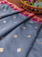 image, DEVANGI Fashion Women&#39;s Floral Silk Blend Patola Woven Dupatta
