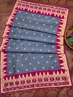 image, DEVANGI Fashion Women&#39;s Floral Silk Blend Patola Woven Dupatta
