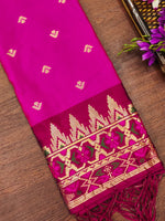 image, DEVANGI Fashion Women&#39;s Floral Silk Blend Patola Woven Dupatta
