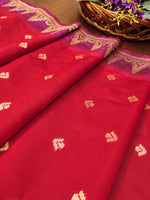 image, DEVANGI Fashion Women&#39;s Floral Silk Blend Patola Woven Dupatta
