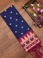 image, DEVANGI Fashion Women&#39;s Floral Silk Blend Patola Woven Dupatta
