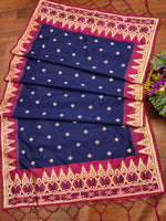 image, DEVANGI Fashion Women&#39;s Floral Silk Blend Patola Woven Dupatta

