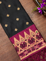 image, DEVANGI Fashion Women&#39;s Floral Silk Blend Patola Woven Dupatta
