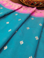 image, DEVANGI Fashion Women&#39;s Floral Silk Blend Patola Woven Dupatta
