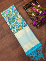 image, DEVANGI Fashion Women&#39;s Floral Silk Blend Patola Woven Dupatta
