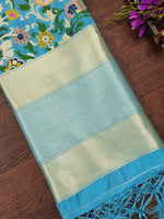 image, DEVANGI Fashion Women&#39;s Floral Silk Blend Patola Woven Dupatta
