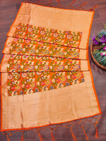 image, DEVANGI Fashion Women&#39;s Floral Silk Blend Patola Woven Dupatta
