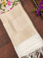image, DEVANGI Fashion Women&#39;s Floral Silk Blend Patola Woven Dupatta
