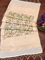 image, DEVANGI Fashion Women&#39;s Floral Silk Blend Patola Woven Dupatta
