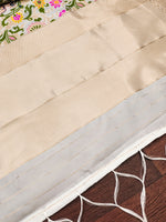 image, DEVANGI Fashion Women&#39;s Floral Silk Blend Patola Woven Dupatta
