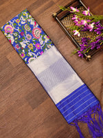 image, DEVANGI Fashion Women&#39;s Floral Silk Blend Patola Woven Dupatta
