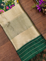 image, DEVANGI Fashion Women&#39;s Floral Silk Blend Patola Woven Dupatta
