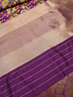 image, DEVANGI Fashion Women&#39;s Floral Silk Blend Patola Woven Dupatta
