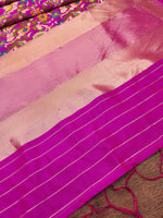 image, DEVANGI Fashion Women&#39;s Floral Silk Blend Patola Woven Dupatta
