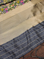 image, DEVANGI Fashion Women&#39;s Floral Silk Blend Patola Woven Dupatta
