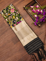 image, DEVANGI Fashion Women&#39;s Floral Silk Blend Patola Woven Dupatta
