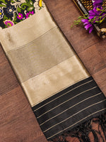 image, DEVANGI Fashion Women&#39;s Floral Silk Blend Patola Woven Dupatta
