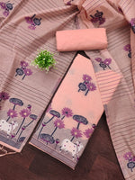 image, DEVANGI Women&#39;s Banarasi Patola Silk Unstitched Salwar Suit Dress Material With Dupatta
