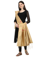 image, DEVANGI Fashion Women&#39;s Floral Silk Blend Patola Woven Dupatta
