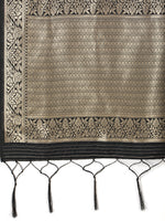 image, DEVANGI Fashion Women&#39;s Floral Silk Blend Patola Woven Dupatta
