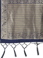 image, DEVANGI Fashion Women&#39;s Floral Silk Blend Patola Woven Dupatta

