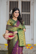 image, Traditional Banarasi Silk Saree for Woman&#39;s
