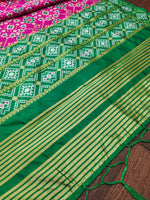 image, DEVANGI Fashion Women&#39;s Floral Silk Blend Patola Woven Dupatta
