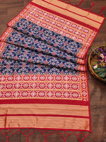 image, DEVANGI Fashion Women&#39;s Floral Silk Blend Patola Woven Dupatta
