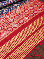 image, DEVANGI Fashion Women&#39;s Floral Silk Blend Patola Woven Dupatta
