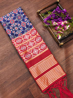 image, DEVANGI Fashion Women&#39;s Floral Silk Blend Patola Woven Dupatta
